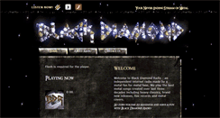 Desktop Screenshot of blackdiamondradio.net