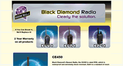 Desktop Screenshot of blackdiamondradio.com